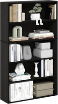 Furinno PASIR libreria, a 5 ripiani libreria, libreria con ripiano aperto, 23.9 x 80.0 x 133.9 cm, per soggiorno, camera da letto, ufficio domestico, Espresso