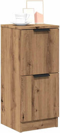 Gecheer Credenza Rovere Artigianale 30x30x70 cm in Legno Multistrato,Credenza Living Room Cucina,Mobile Credenza Cucina,Moderna,Credenze e Buffet,Armadio da Cucina,Mobiletto Multiuso,P856961