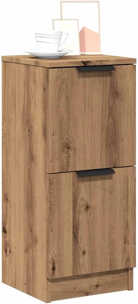 Gecheer Credenza Rovere Artigianale 30x30x70 cm in Legno Multistrato,Credenza Living Room Cucina,Mobile Credenza Cucina,Moderna,Credenze e Buffet,Armadio da Cucina,Mobiletto Multiuso,P856961