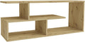 TV Stand compatto da 100 cm, in legno Artisan Oak Media, con ripiani aperti, piccolo moderno tavolo per TV, Entertainment Center e TV Unit per soggiorno, camera da letto