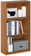 Scaffale a 6 Ripiani, Libreria, Scaffalatura Portaoggetti, Organizzatore con Scomparti, Ripiani Aperti e Regolabili, per Living Room, Ufficio, Bedroom, Marrone Cammello LBC166T50